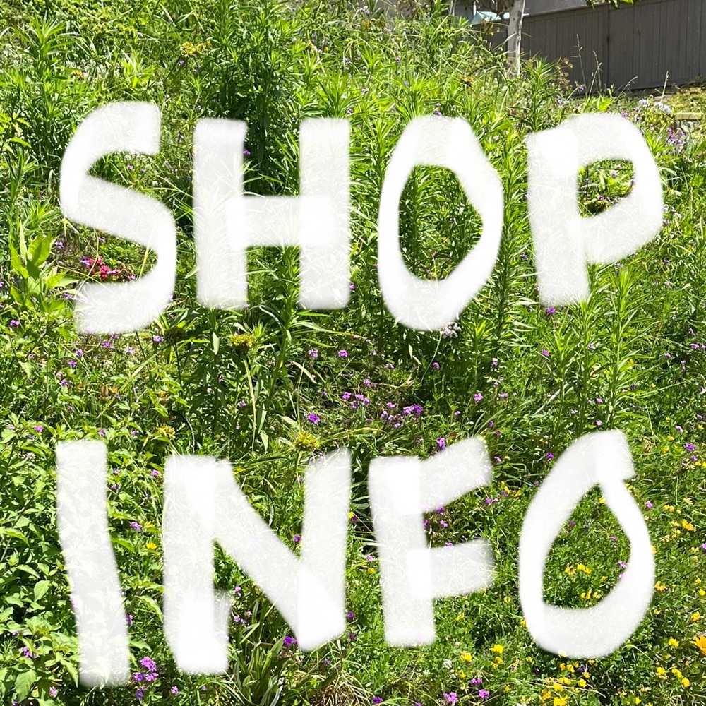 SHOP INFO <3 :)